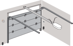 Somfy moteur porte garage